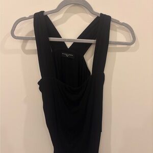 Michael Lauren Classic Long Black Tank